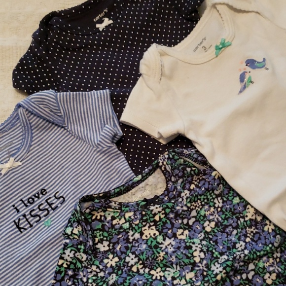 Onesies with romper and cardigan with headband - Picture 2 of 5